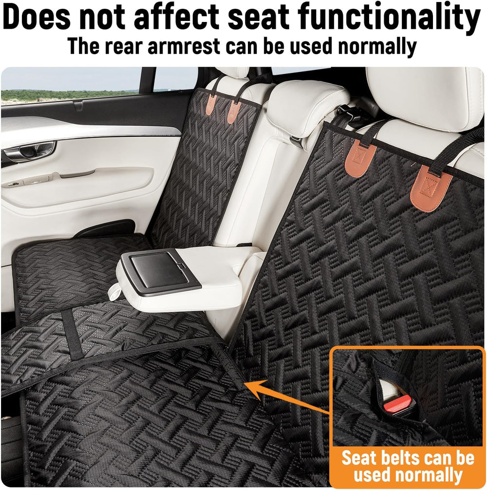 Dog Car Seat Cover for Back Seat,Back Seat Pet Cover for Dogs,Waterproof Scra...
