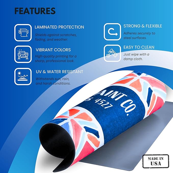 2 Pack Custom Car Magnets for Business