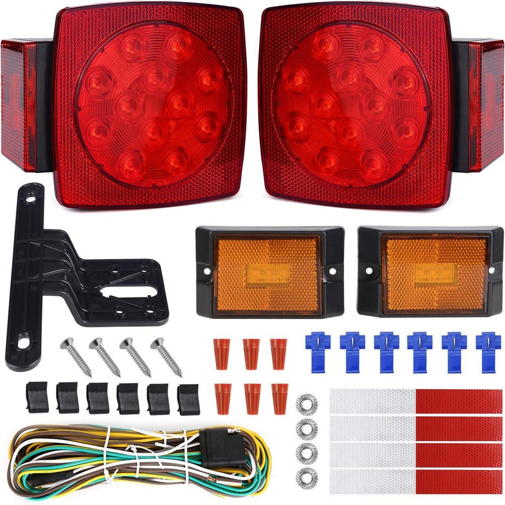 WoneNice Submersible LED Trailer Light Kit
