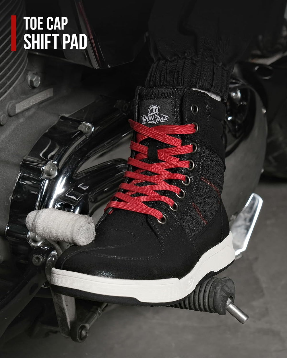 BORLENI Motorcycle Shoes for Men CE Certified Road Street Motocross Boots