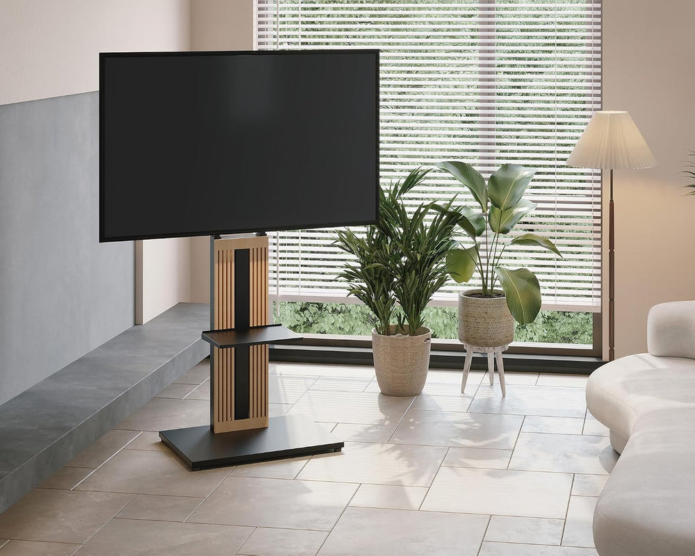 FITUEYES Storage Shelf Designed for Zen/Cantor Series Floor TV Stand, Black