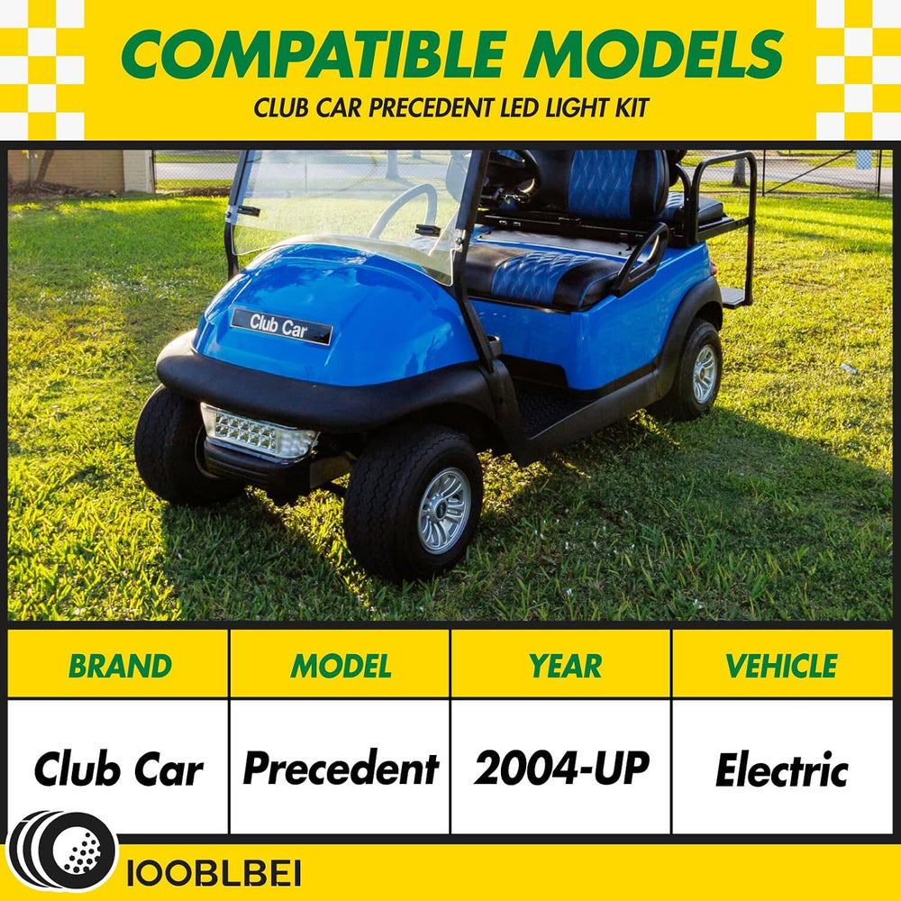 Deluxe Golf Cart Light Kit for Club Car Precedent Electric 2004-Up