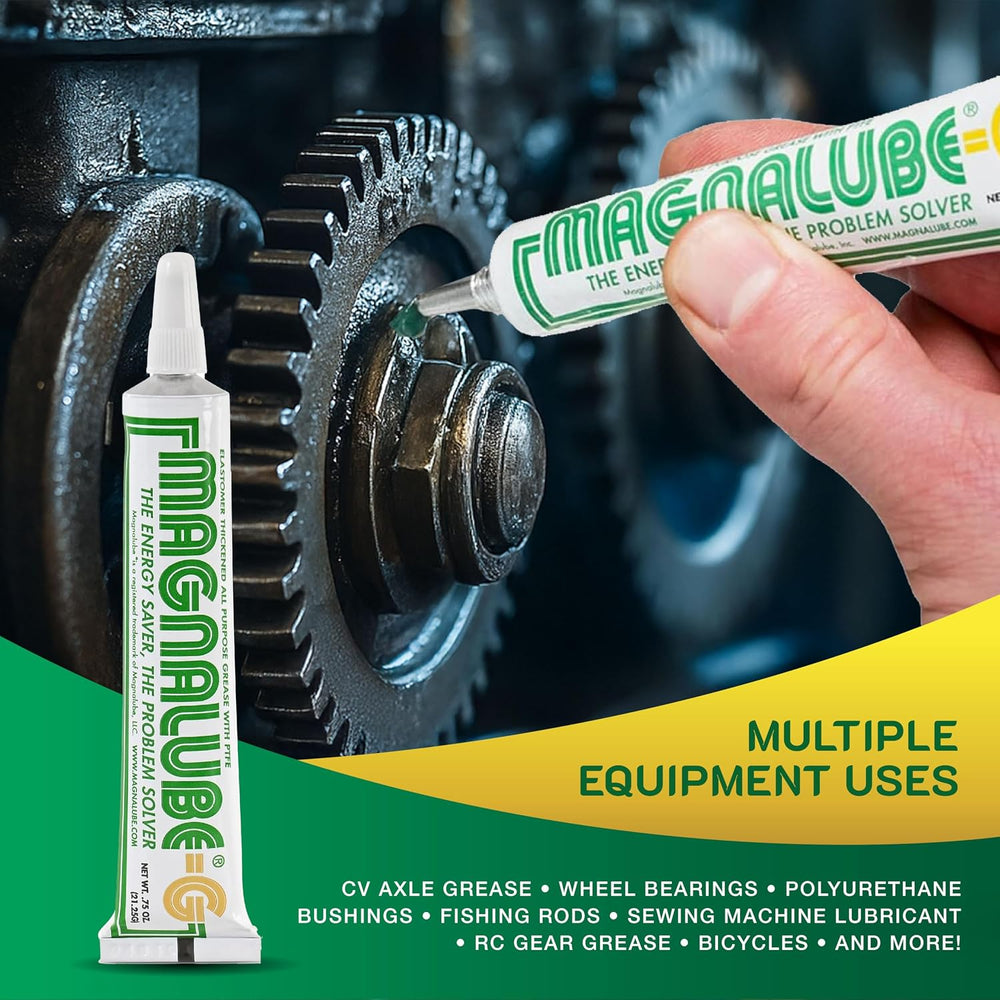 Magnalube-G All-Purpose PTFE Grease, Waterproof - 0.75 oz Tube, 5 Pack