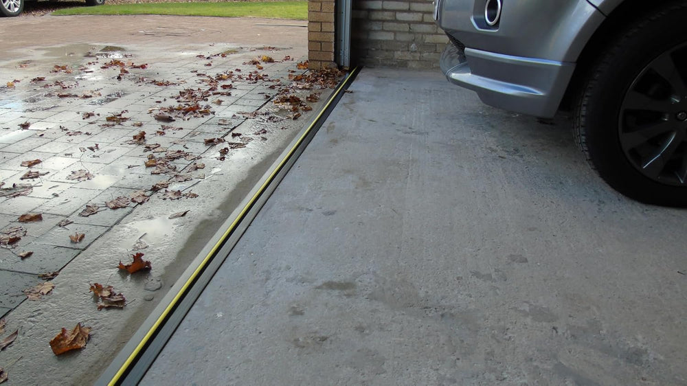 ½” High Garage Door Threshold Seal Kit 12’3” Length | Flexible PVC | Complete...