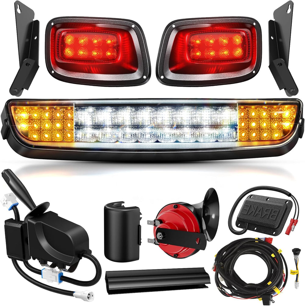 EZGO Deluxe Light Bar Kit, Golf Cart LED Light Kit for EZGO TXT 1996-2013 Gas...
