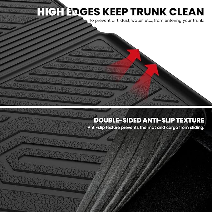 LASFIT Trunk Mat with Backrest Mat