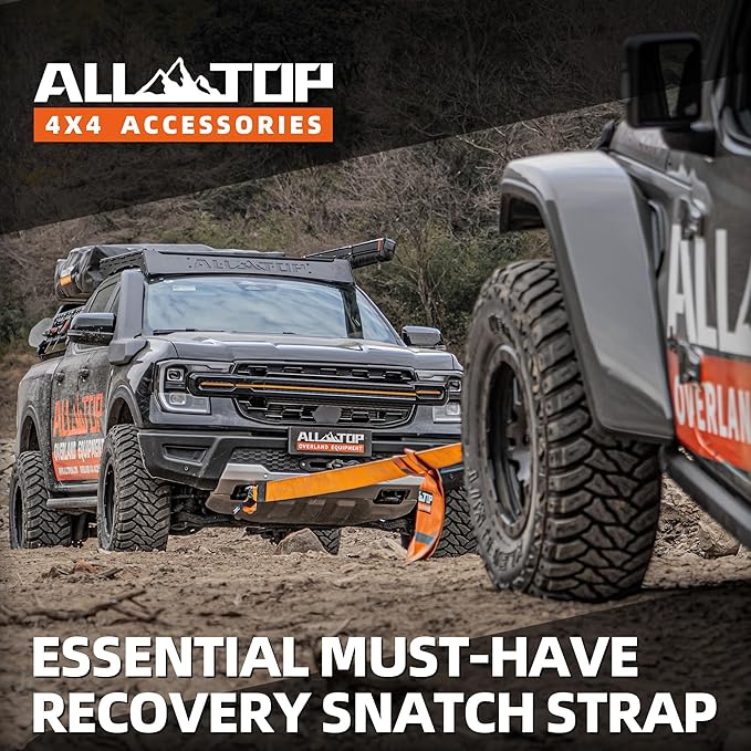 ALL-TOP Recovery Snatch Strap, 3in x 30ft