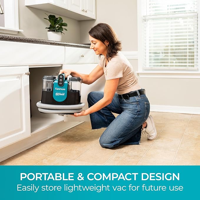 Kenmore KW1090 SpotLite Go 24V Cordless Brushless Portable Carpet Spot Cleaner