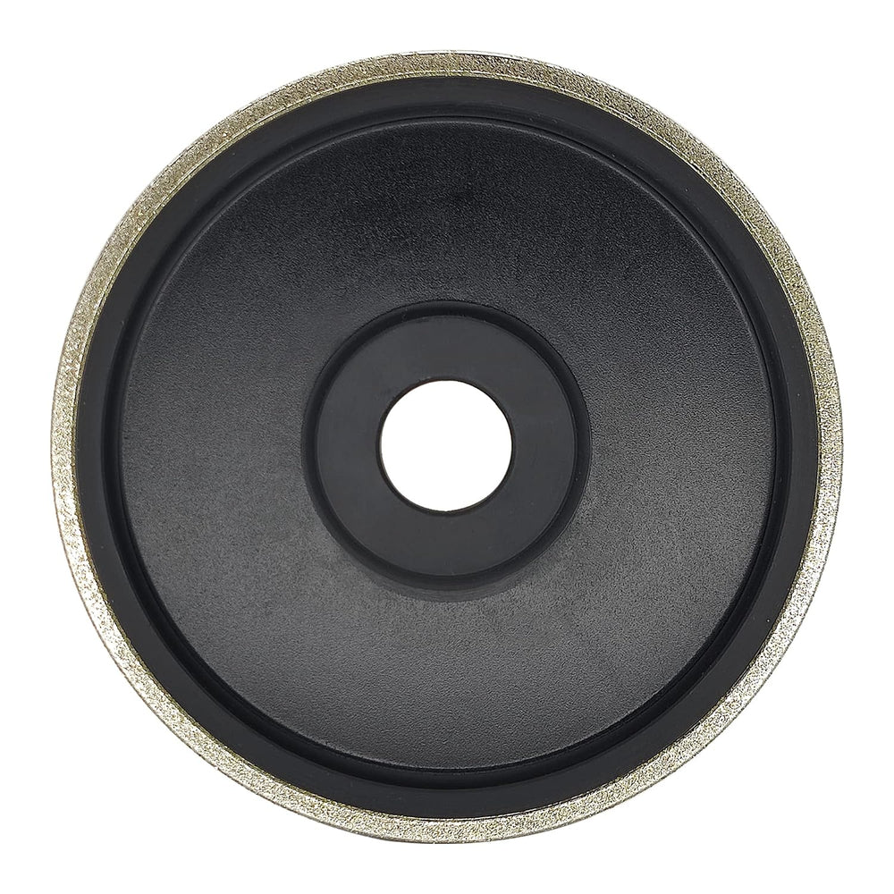 6 Inch Diamond Lapidary Grinding Wheel 80 Grit, 1 Inch Arbor Hole
