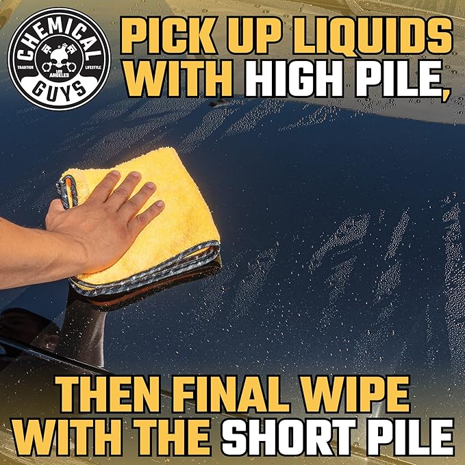 Chemical Guys MIC_506_12 Professional Grade Premium Microfiber Towels, Home (...