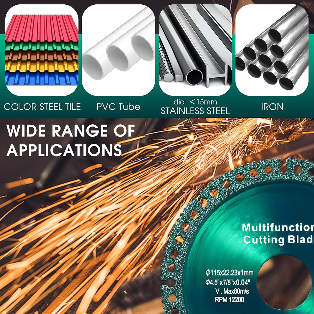 10 Pack 4.5 Inch Indestructible Disc for Grinder, Indestructible Disc 2.0 fo...