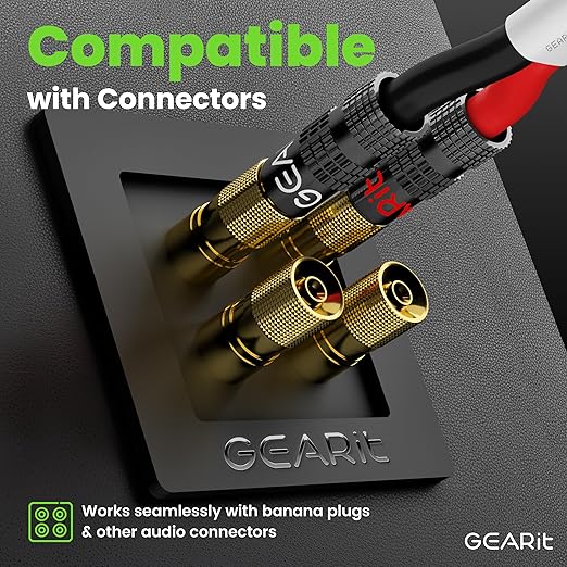 GEARit Speaker Wire 12 Gauge, Duplex 2-Conductor, Speaker Wires
