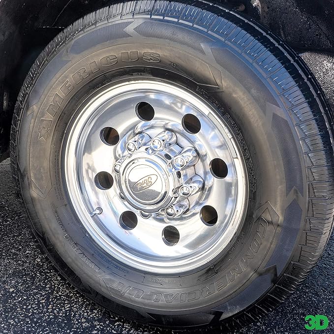 3D Ultra Protectant Tire Shine Spray – Water-Based High Gloss Tire Dressing |