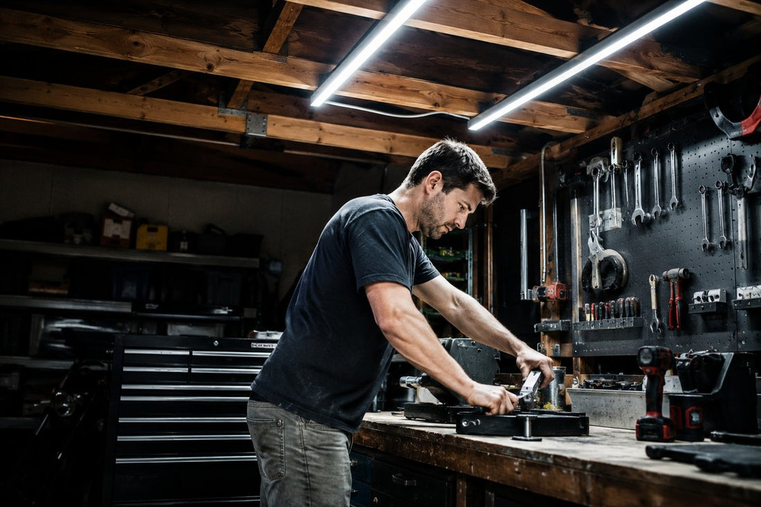 Lighting a Garage So You Can Actually See What You Are Doing