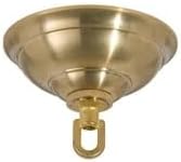 B&P Lamp® Large Die Cast Brass Ceiling Light Canopy Plate Kit (6 1/4 Inch)