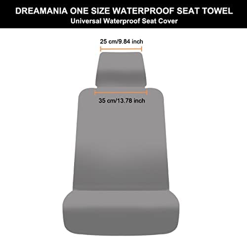 Neoprene Waterproof Car Seat Cover, Black 2pcs, Non-Slip