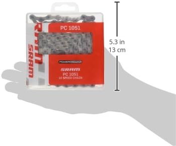 SRAM PC-1051 Chain 10-Speed 114 Links Single Use Master Link Steel