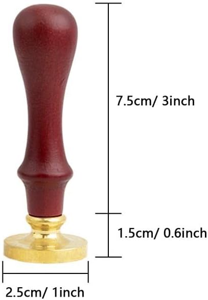 Wax Seal Stamp 12 Constellations Theme Zodiac Sign Brass Head Wood Handle