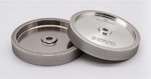 CBN Grinding Wheel 8 Inch 80 Grit, 8" x 1" Wide, 5/8" Arbor, B...