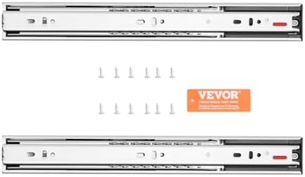 VEVOR Soft Close Drawer Slides 10 Pairs 14 Inch, Heavy Duty Full Extension Si...