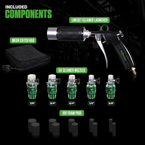 hilmor HLC007 HVAC Lineset Cleaner - Pressurized Foam Puck System to Remove C...