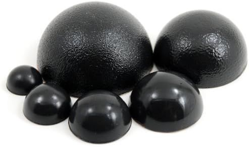 1.25" Dia Sorbothane Hemisphere Rubber Bumper Non-Skid Feet with Adhesiv...
