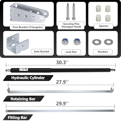 TB200 Hydraulic Gate Closer, Durable Automatic Gate Closer