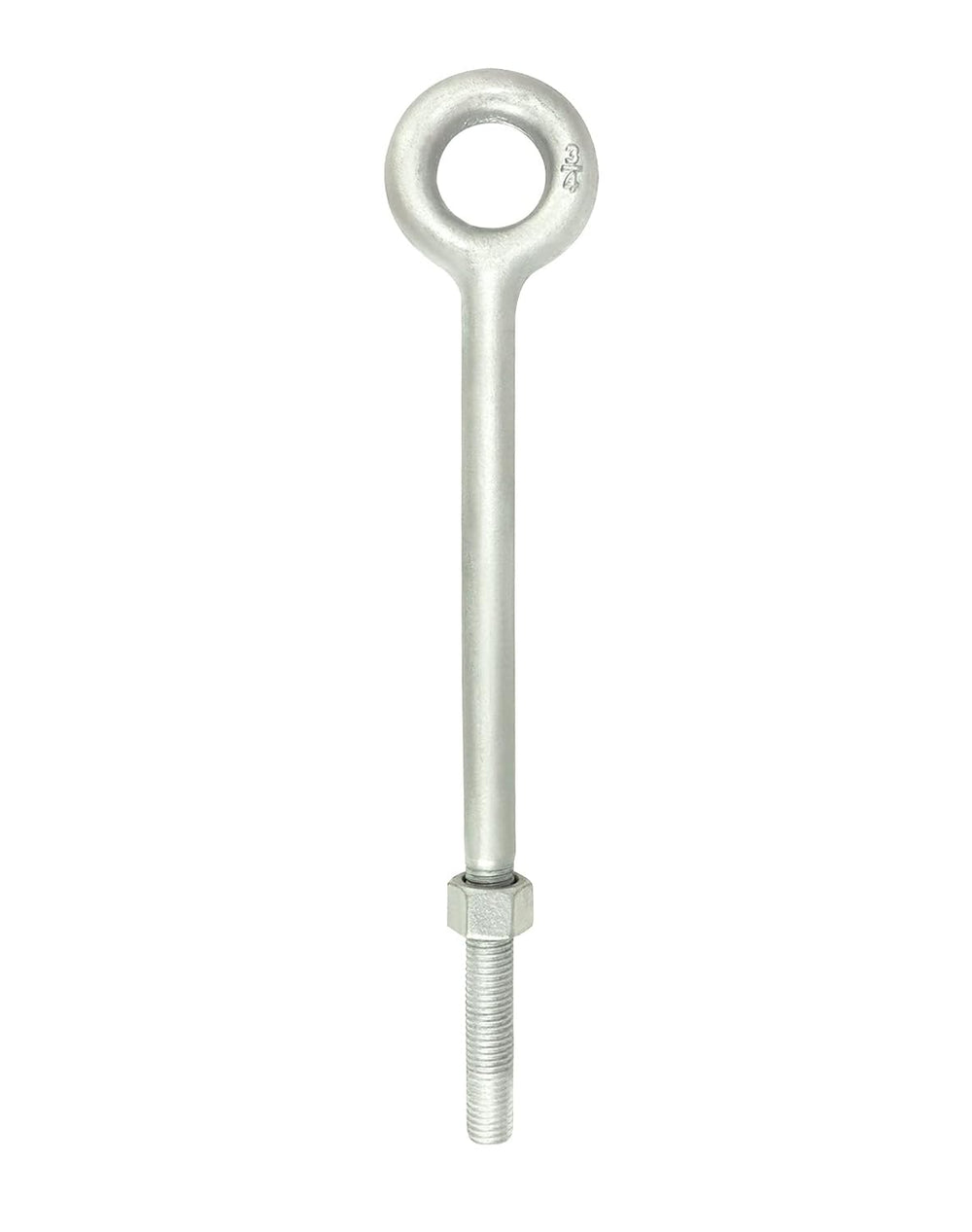 QWORK Eye Bolt with Nuts, 3/4'' x 12" Galvanized Eye Bolt, 2 Pack
