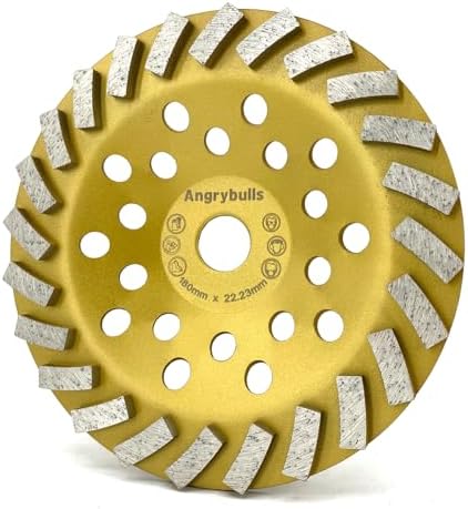 7 inch Diamond Concrete Grinding Cup Wheel for Polishing Cleaning Stone Surfa...