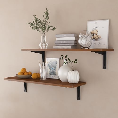 NEODROP 4-Pack 16 Inch Heavy Duty Shelf Brackets, Premium Metal Wall Bracket ...