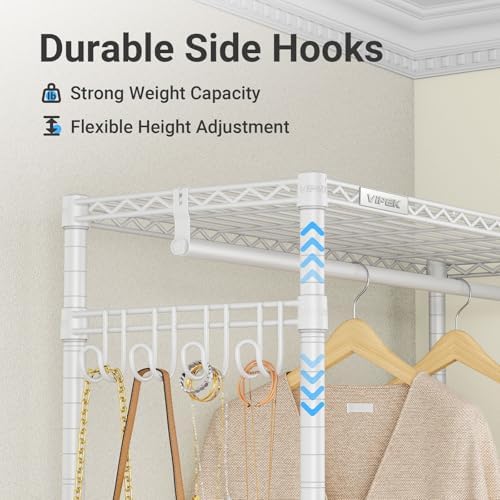 VIPEK L4 Corner Clothes Rack Heavy Duty Closet for Hanging Clothes