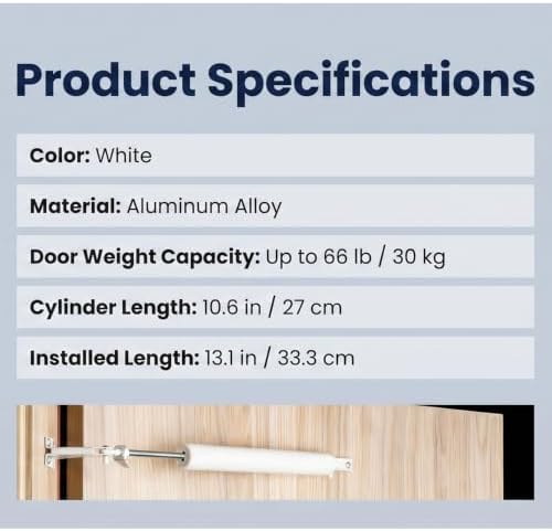 Screen Door Closer-Duty Screen/Storm Door Piston Replacement