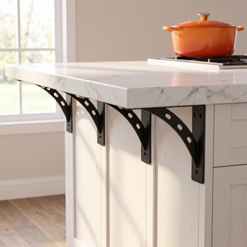 4-Pack Countertop Support Brackets 9"x8"x2"