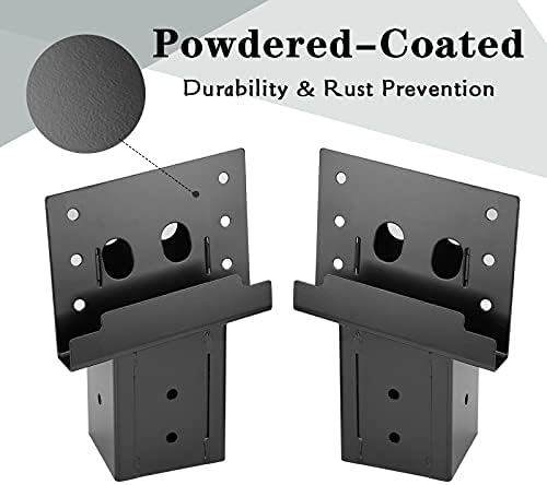 Mofeez Outdoor 4x4 Compound Angle Brackets for Deer Stand Hunting Blinds Shoo...