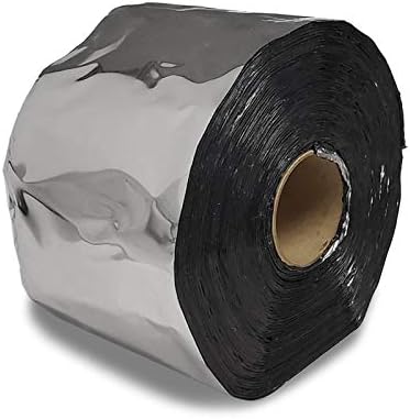 4" W x 50' L Aluminum Heavy Duty Foil Synthetic Polymer Adhesive Bod...