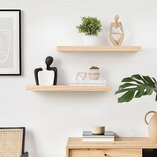 8pcs Wall Shelf Brackets Heavy Duty Floating Shelf Bracket Hidden,Invisible B...