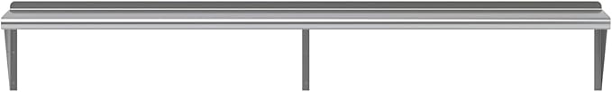 AmGood 72" Long X 12" Deep Stainless Steel Wall Shelf | NSF Certifi...