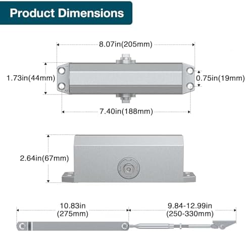 Automatic Door Closer, Door Closer for Commercial Use