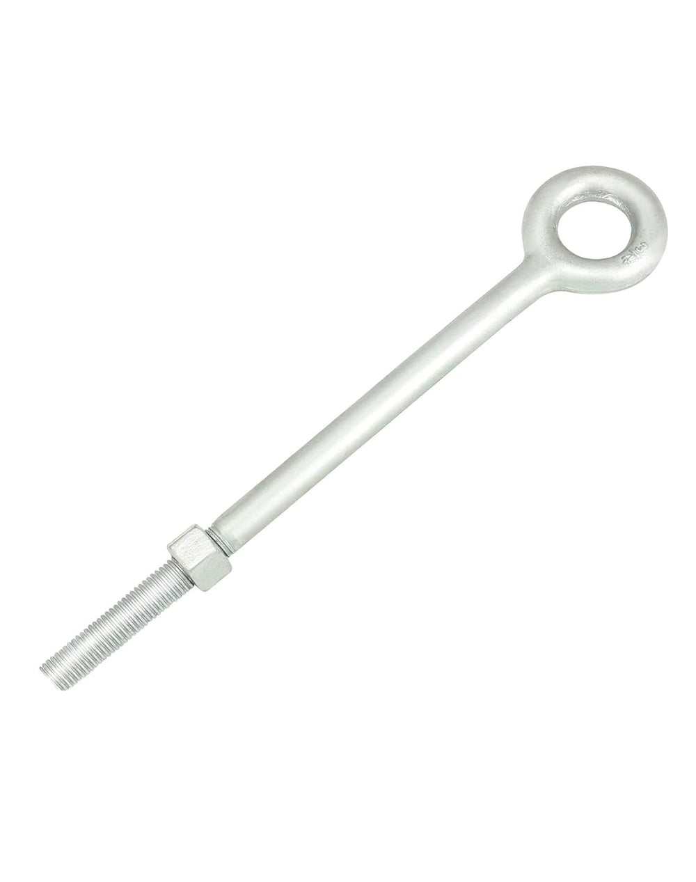 QWORK Eye Bolt with Nuts, 3/4'' x 12" Galvanized Eye Bolt, 2 Pack