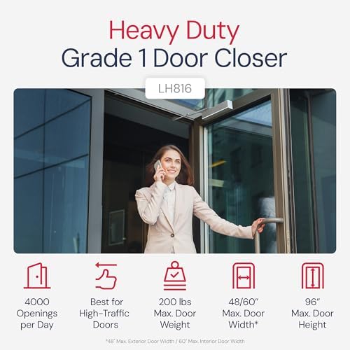 Lawrence Heavy Duty Door Closer Commercial Grade 1