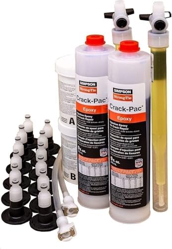 Simpson Strong-Tie ETIPAC2G10KT Crack-Pac® 9-oz. Injection Epoxy Kit (2 Cartr...