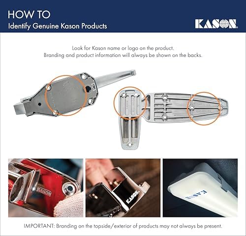 Kason 1094 SureClose Hydraulic Door Closer and Hook, Exposed Mounting, Adjust...