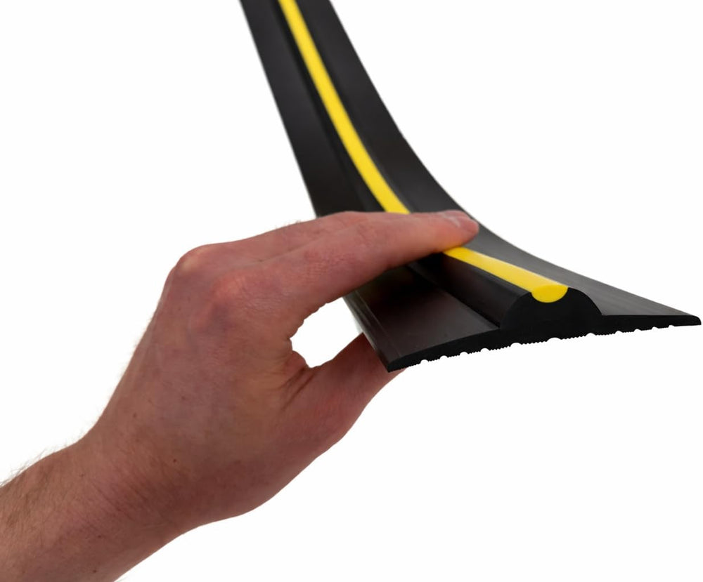 ½” High Garage Door Threshold Seal Kit 12’3” Length | Flexible PVC | Complete...