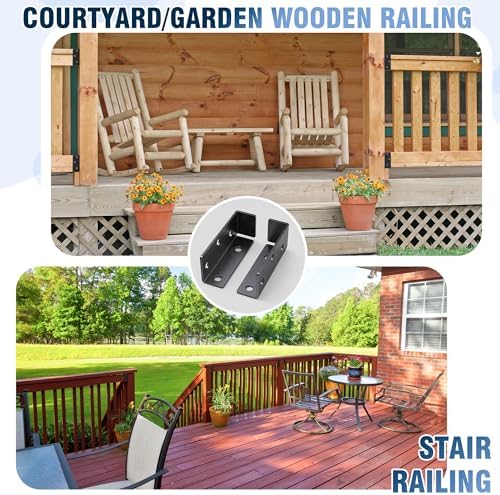 10Pack Metal Deck Railing Bracket Connector