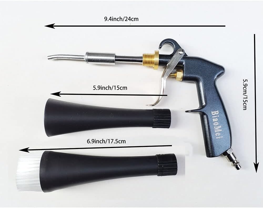 High Pressure Car Interior Spraying Washing Gun Automobile Detailing Cleaning...