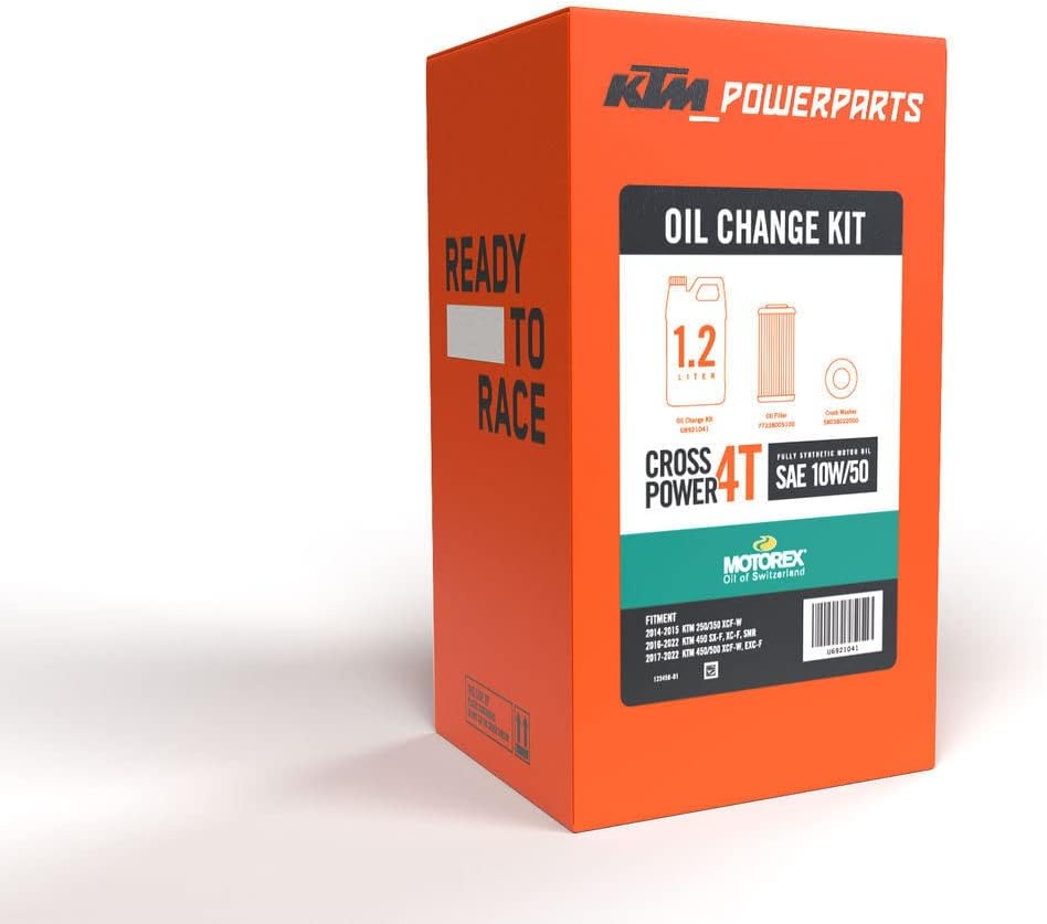 KTM/Motorex Oil Change Kit 10W/50 (1.2L) - U6921041