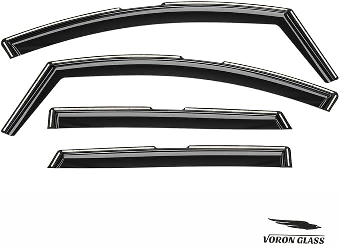 Voron Glass in-Channel Extra Durable Rain Guards (4 Pieces)