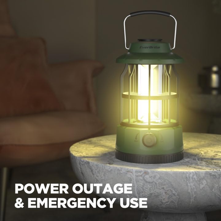 EverBrite Rechargeable LED Camping Lantern with Stepless Dimming