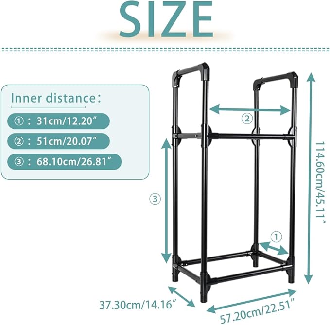 Hershii Tire Storage Rack Standing Garage Storage Shelf Organizer