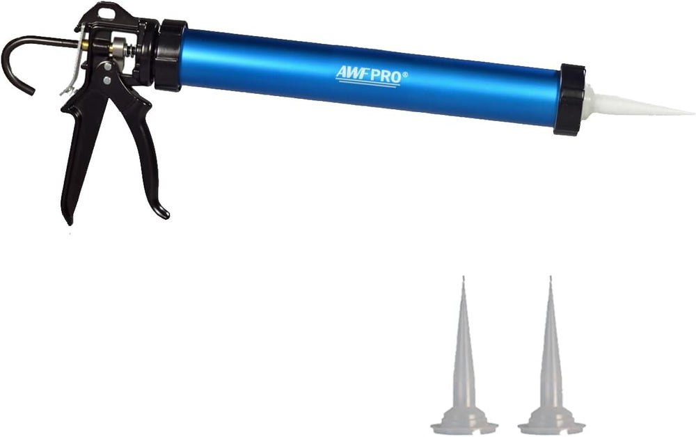 AWF PRO Sausage Caulking Gun 20 oz, 12:1 Thrust Ratio
